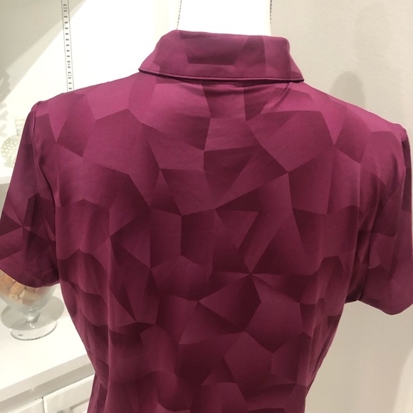 Arnold Palmer's Bay Hill Club Nike Golf Maroon/Burgundy Polo Large - Picture 7 of 8